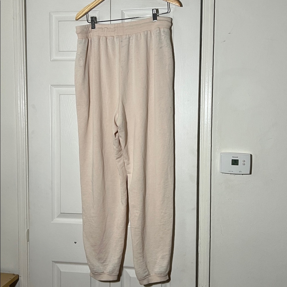 Free People Movement Light Pink High Waist Jogger Sweatpant Women’s XL - Picture 3 of 6